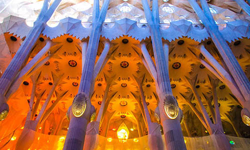 July 2016 - Sagrada Familia Cathedral in Barcelona